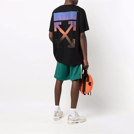 Off-White Degrade Arrow Over Tee 'Black/Multicolor'