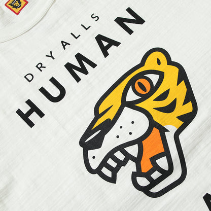 Human Made Tiger Head Logo Tee White