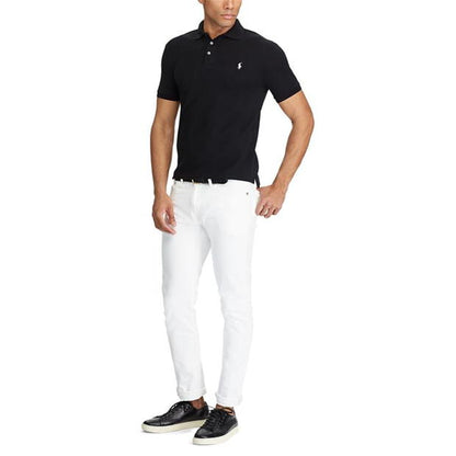 Ralph Lauren Slim Fit Stretch Mesh Polo Black