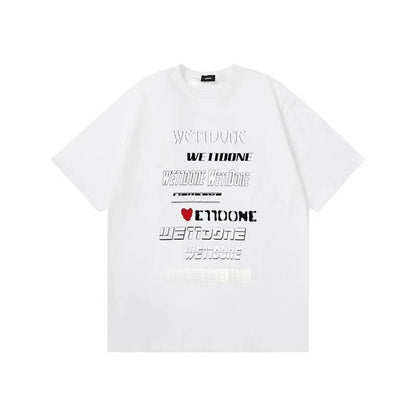 WE11DONE Barrage Tee In White
