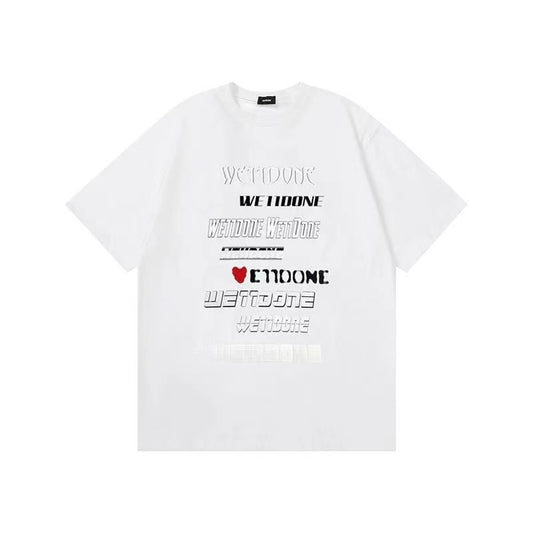 WE11DONE Barrage Tee In White