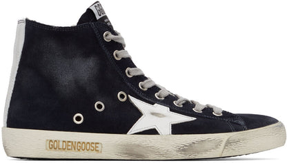 GOLDEN GOOSE حذاء سنيكرز فرنسي أسود