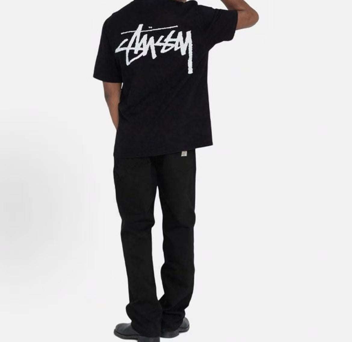 Stussy x Our Legacy Collaboration Collection - Long-sleeved T-shirt with Letter Print - The same style for both men and women