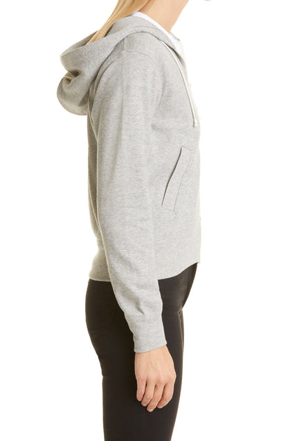 Heart Graphic Zip Hoodie
