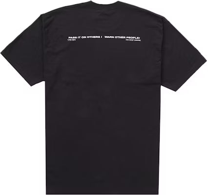 Supreme Warning Tee Black