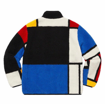 Supreme Reversible Colorblocked Jacket Red