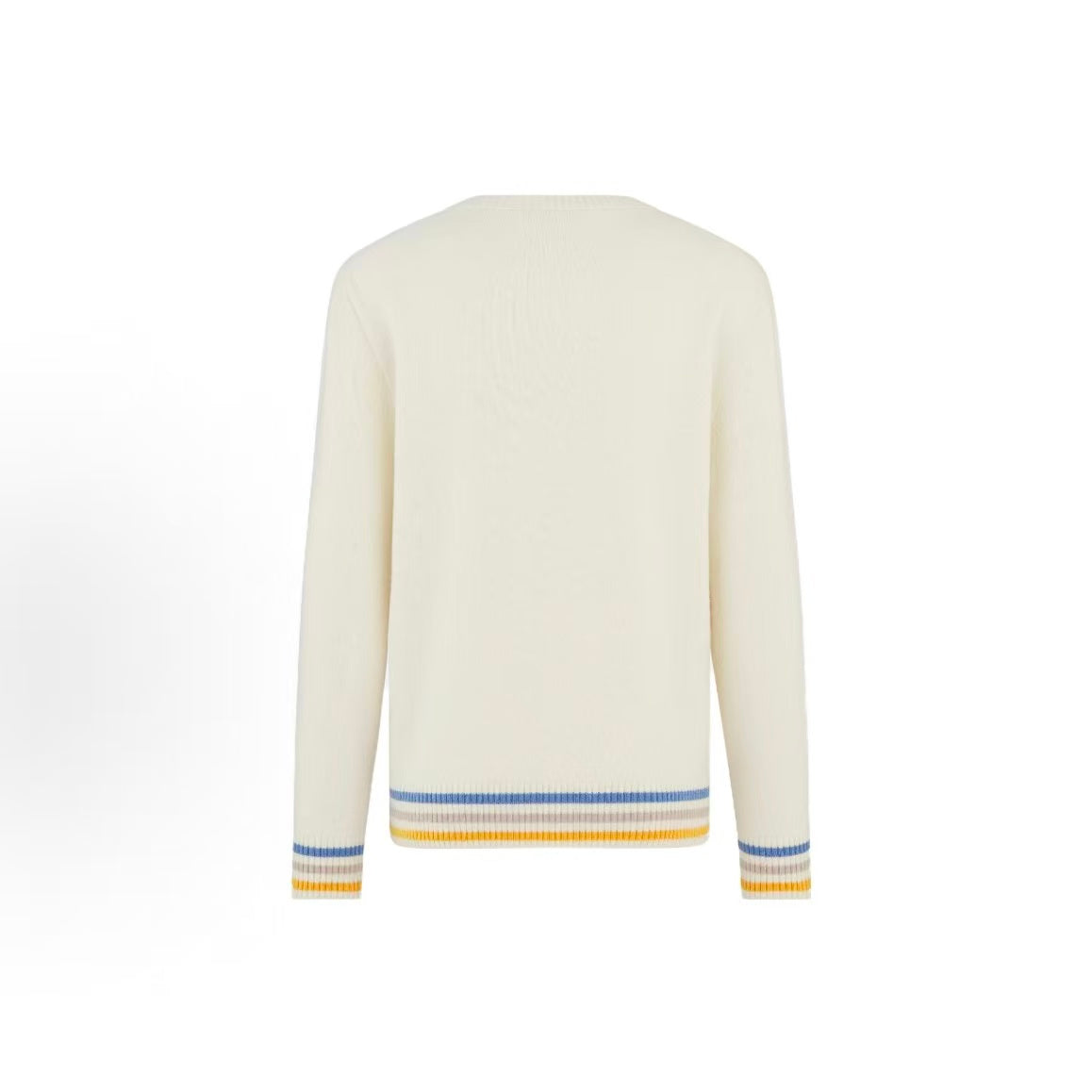 DIOR (Dior) SS24 Color Logo Letter Embroidery Round-neck Cashmere Shirt for Men