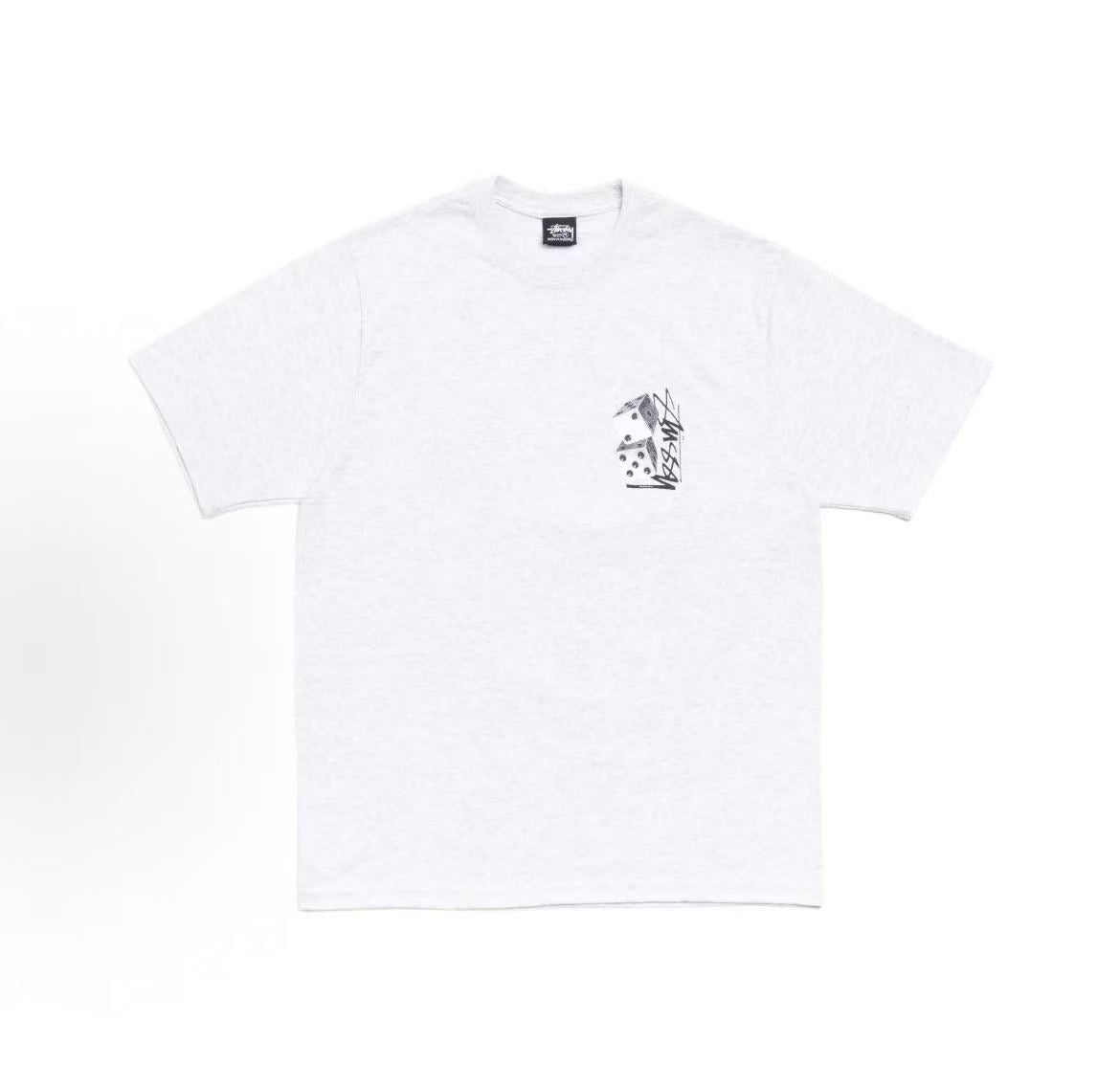 Stussy SS26 Classic Loose Dice Logo Short-Sleeved T-Shirt (The same style for both men and women)