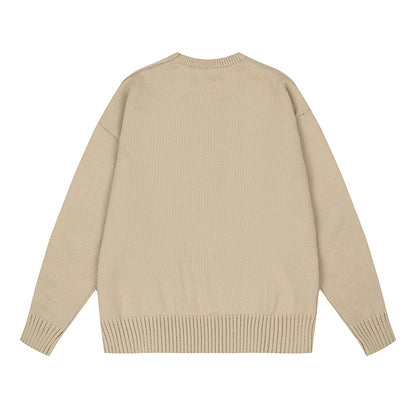 AMI  Logo Crewneck Hoodie Brown