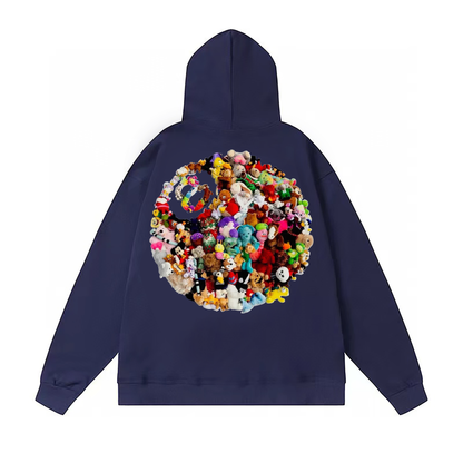 STUSSY 8 BALL HOODIE BLUE