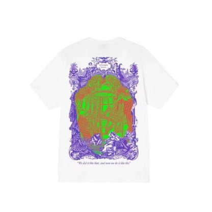 STUSSY WORLD TEE WHITE