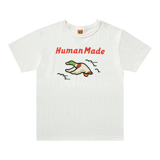 Human Made  One Duck Logo Tee White