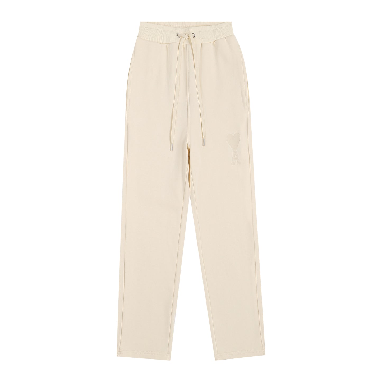 AMI Solid Color Trousers Cream