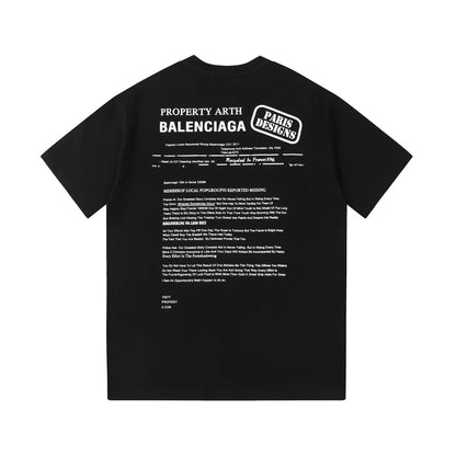 Balenciga logo tee XC2530 black