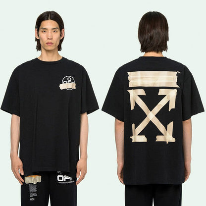 Off-White Tape Arrows Tee Black & Beige