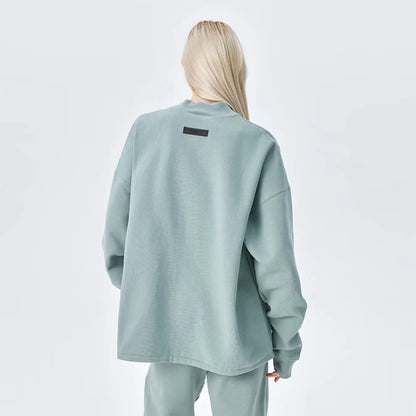 FOG FEAR OF GOD 23 double line hemless round neck sweatshirt ESSENTIALS simple top