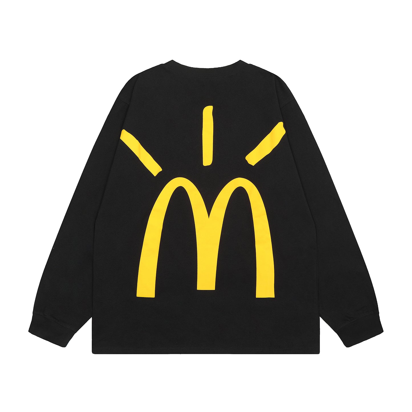 Travis Scott McDonald's Print Hoodie Black