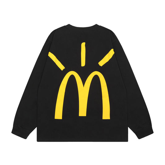 Travis Scott McDonald's Print Hoodie Black