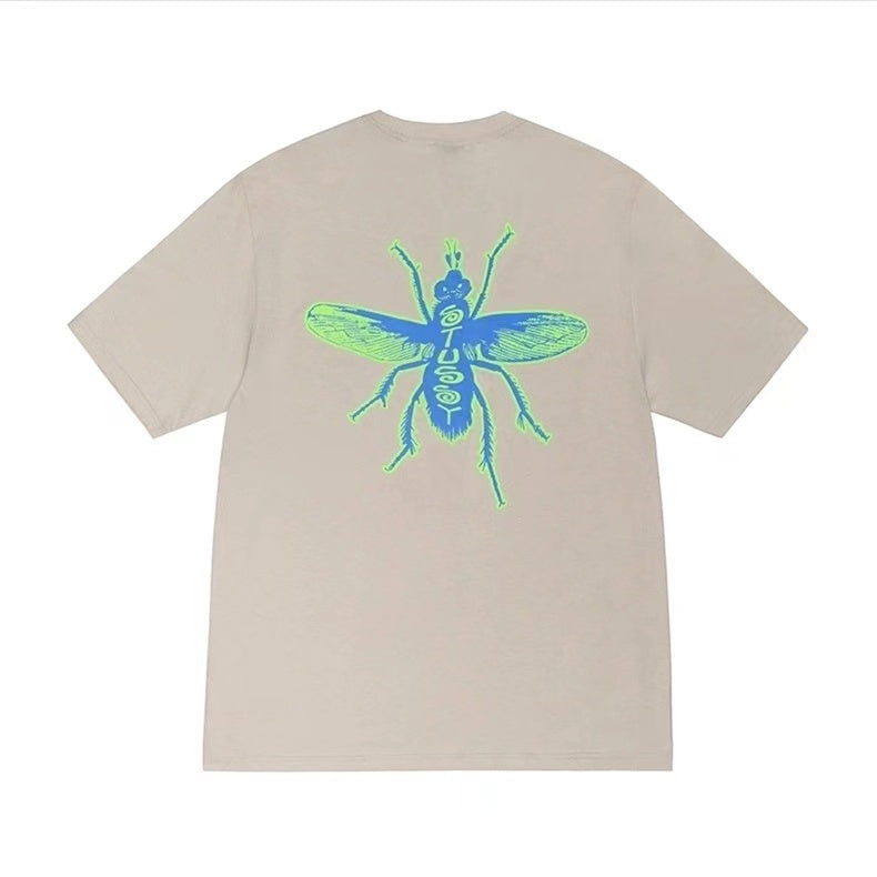 STUSSY ALPHABET INSECT TEE BEIGE