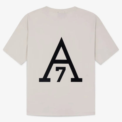 FOG FEAR OF GOD Season 7 main line letter printed loose T-shirt wheat color