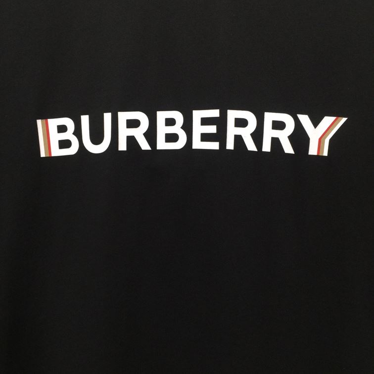 BURBERRY LOGO PRINT OVERSIZED T-SHIRT – BRS007