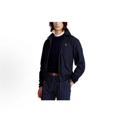 Ralph Lauren Solid-color Logo Embroidery Jacket for Men in Navy Blue