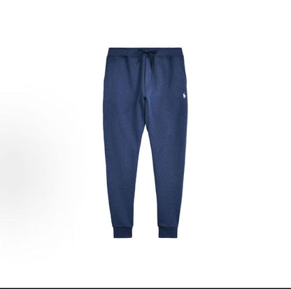 Ralph Lauren SS24 Solid-color Logo Embroidered Tight-Fitting Athletic Pants for Men in Sky Blue
