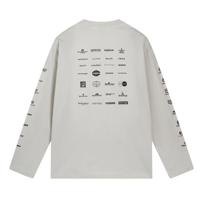 Balenciga logo tee BL225005 grey