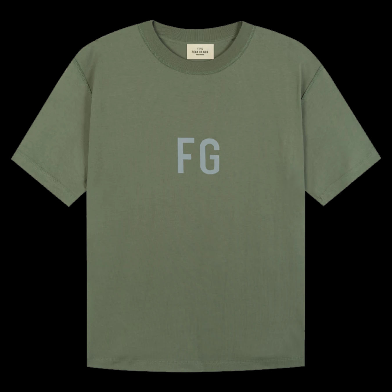 FOG FEAR OF GOD loose T-shirt military green