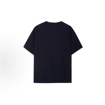 GUCCI Ancient G logo printed round-neck pullover short-sleeved T-shirt for men in black, Spring/Summer 2023 collection.