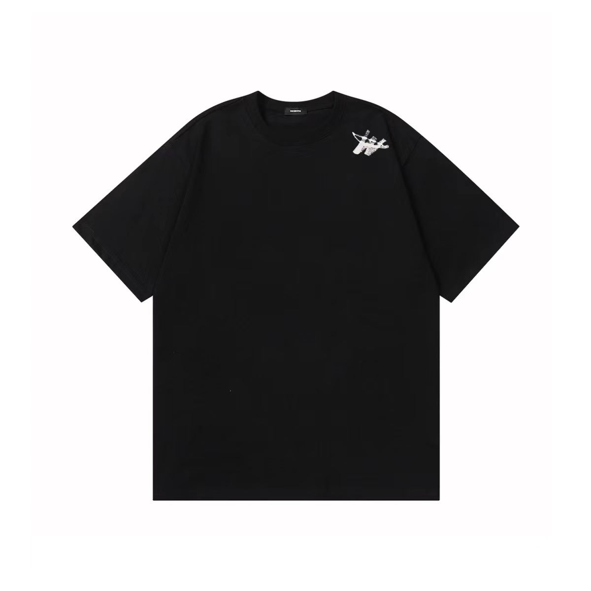 WE11DONE W Logo Tee Black