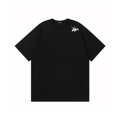 WE11DONE W Logo Tee Black