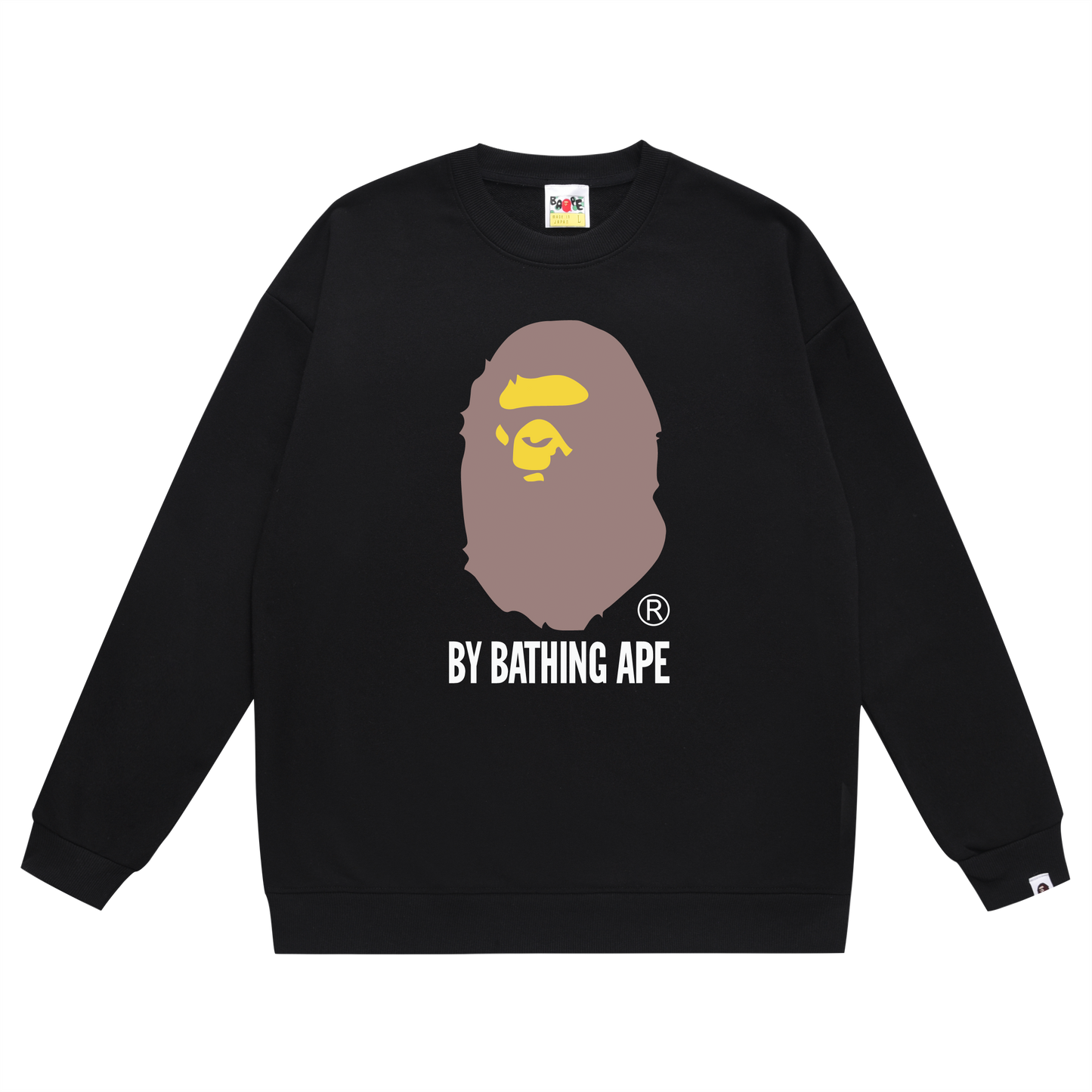 A Bathing Ape Big Logo Print Hoodie Black