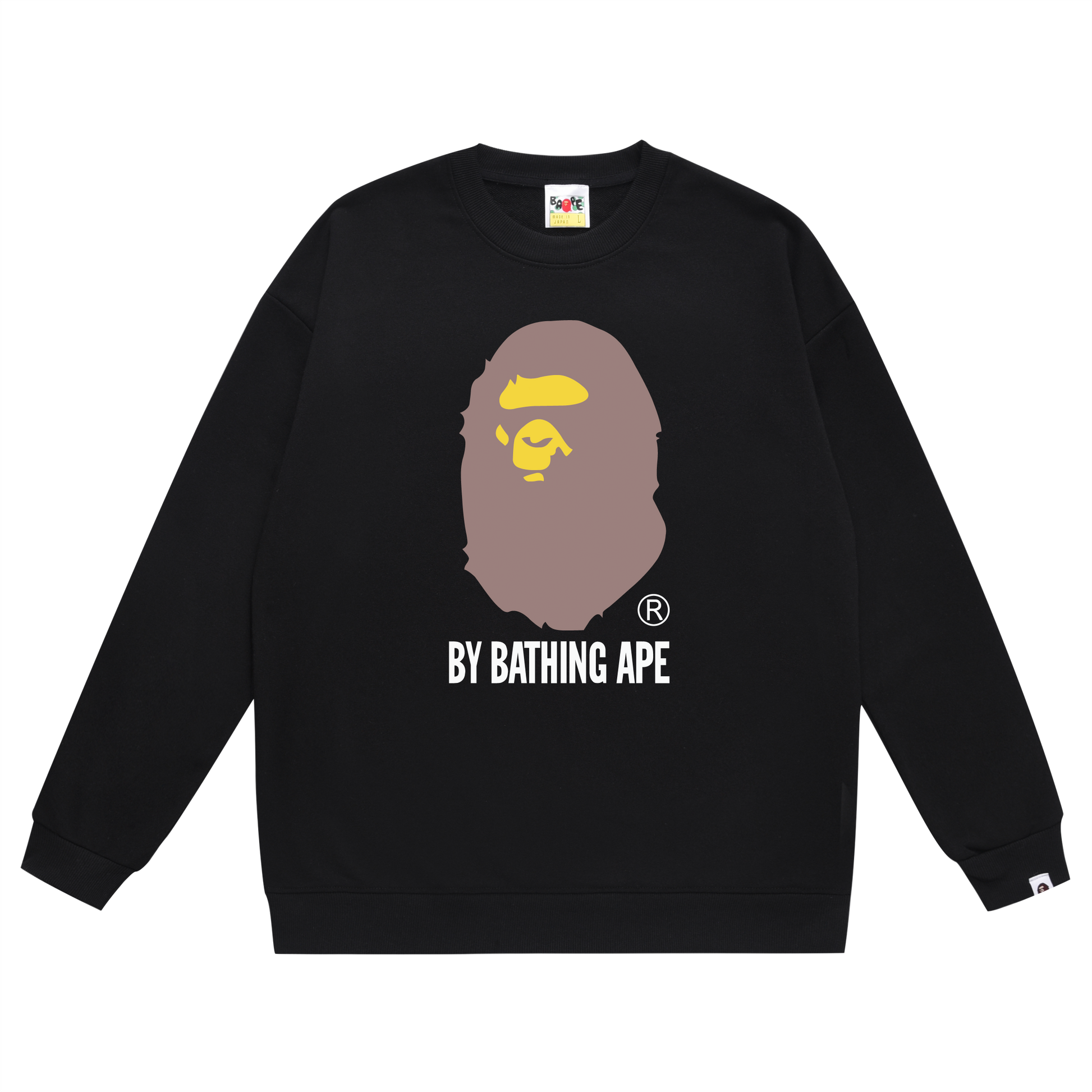 A Bathing Ape Big Logo Print Hoodie Black