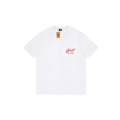 STUSSY COKE BOTTLE CAP PRINT TEE WHITE