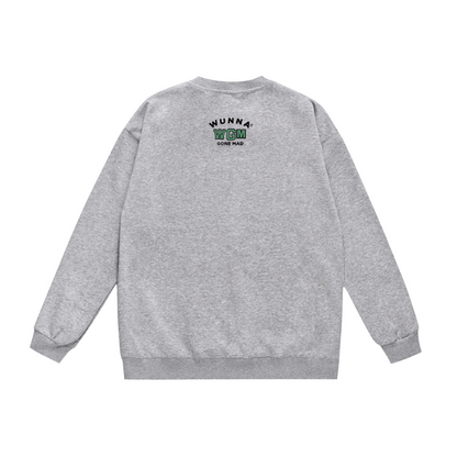 A Bathing Ape Logo Print Hoodie Grey