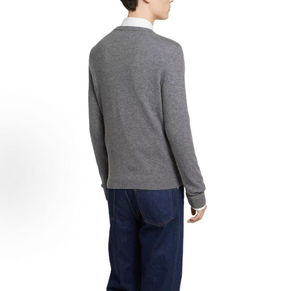 GUCCI 2025 Early Autumn Collection - Round-neck Printed Jacquard Sleeveless Sweater - Men's Style