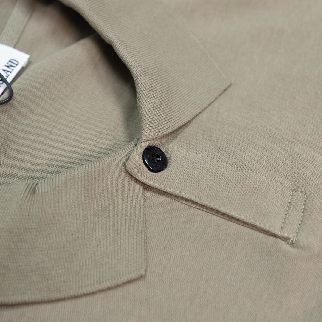 Stone Island Polo In Brown