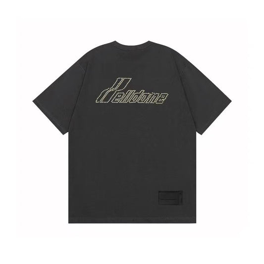 WE11DONE Vintage Pearl Tee Grey