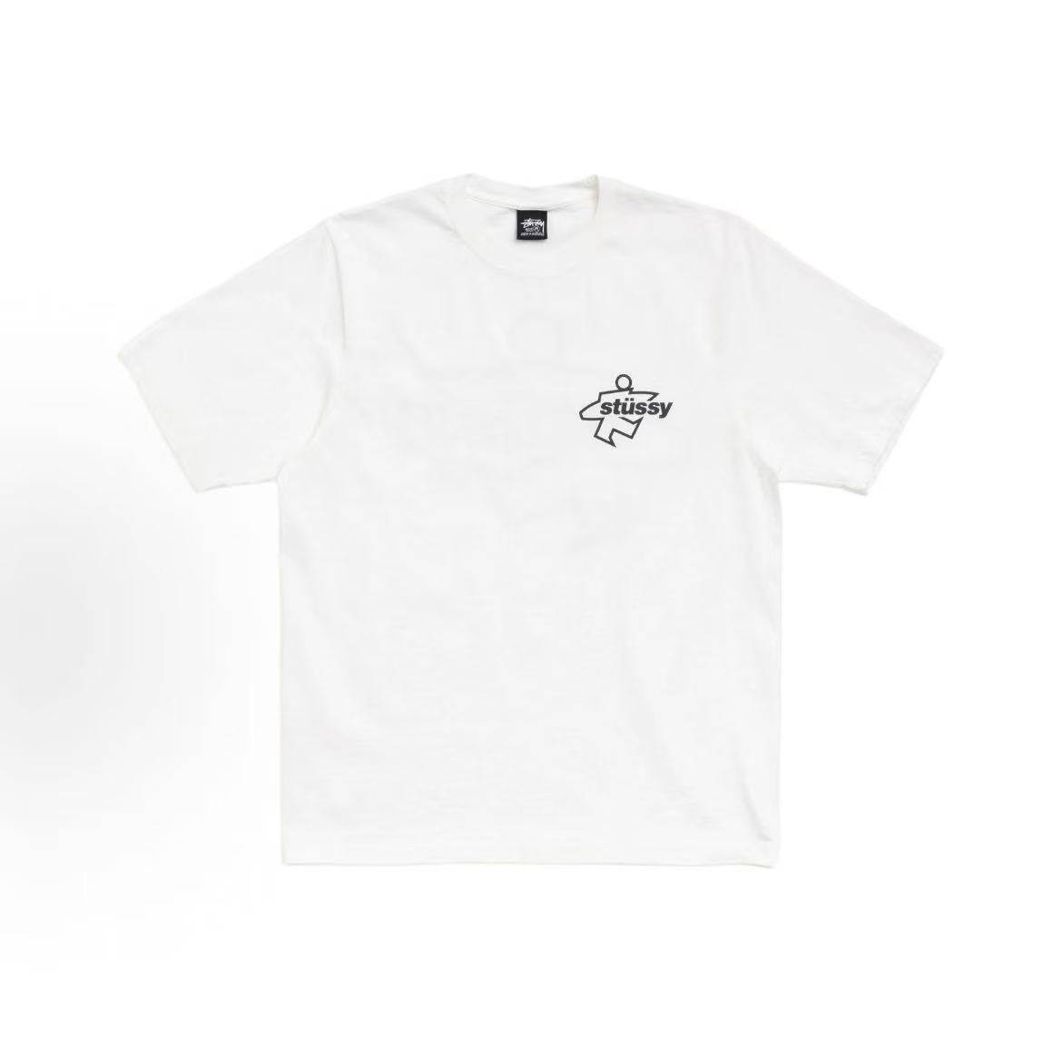 Stussy SS26 Classic Versatile Loose Geometric Logo Short-Sleeved T-Shirt (For Both Men and Women)