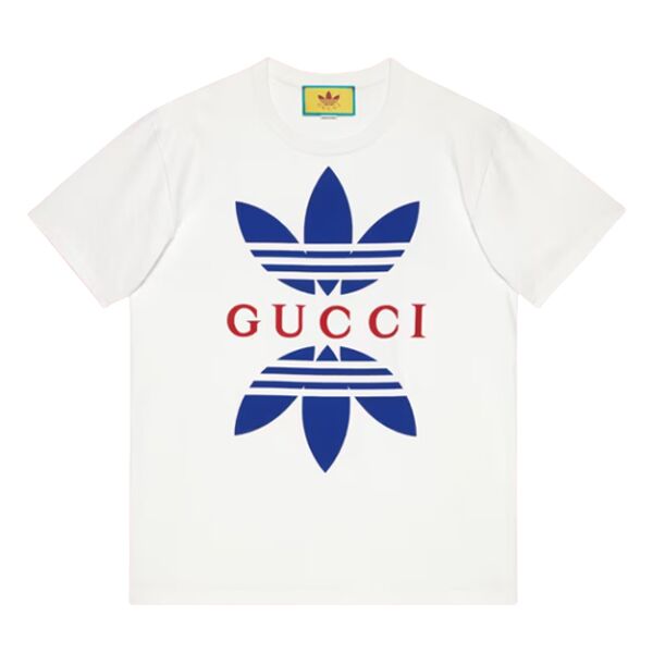 ADIDAS X GUCCI COTTON JERSEY T-SHIRT IN WHITE – GGS021