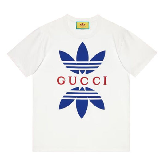 ADIDAS X GUCCI COTTON JERSEY T-SHIRT IN WHITE – GGS021