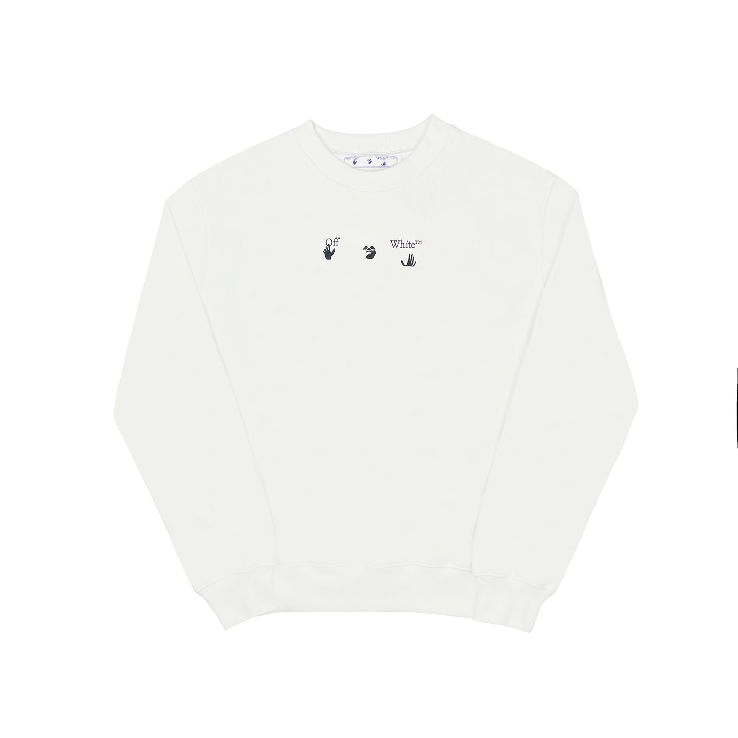 Off-White environmentally friendly oil painting tree print hoodie white