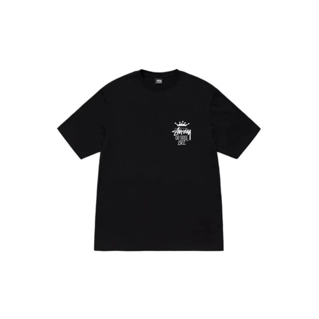 STUSSY CROWN TEE BLACK