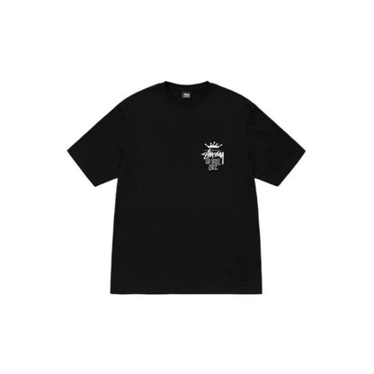 STUSSY CROWN TEE BLACK
