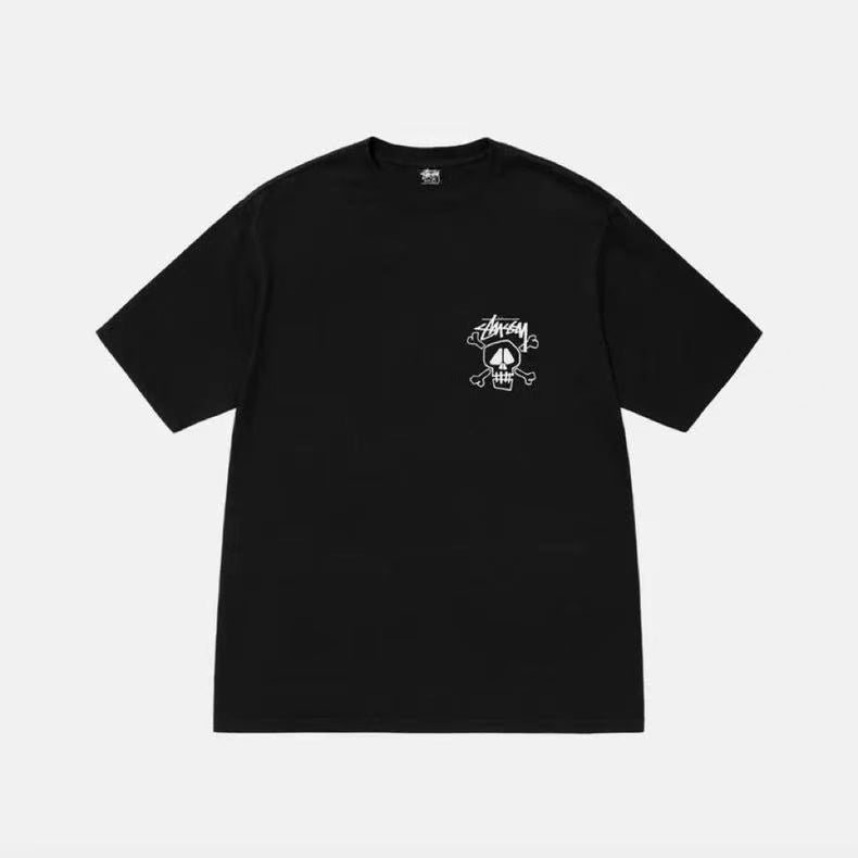 STUSSY SKELETON TEE BLACK