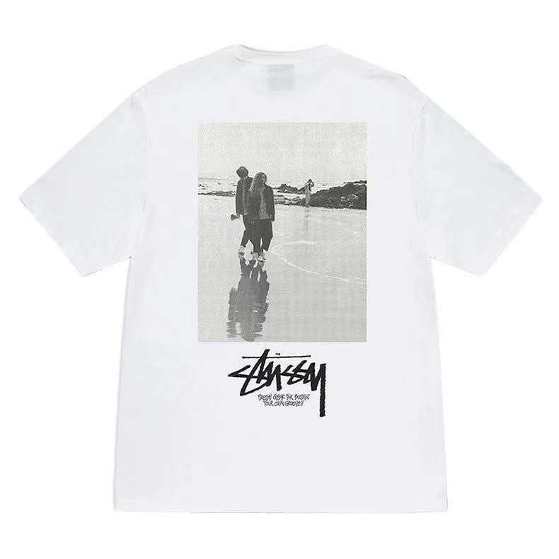 STUSSY LOW TIDE TEE WHITE