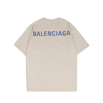 Balenciga logo tee LX008 khaki