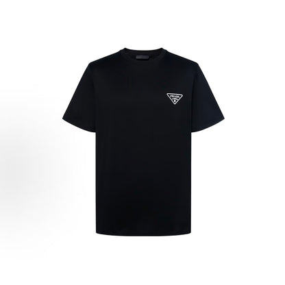 PRADA Logo letter print crew-neck short-sleeved T-shirt for men