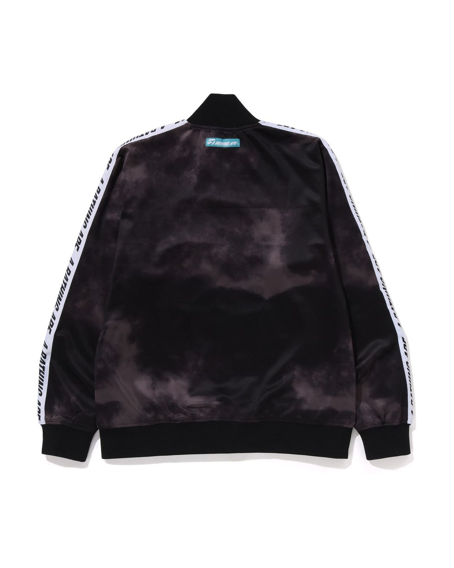 A Bathing Ape Tie Dye Track Jacket In Dark Grey